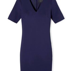 WHBM Aurora Navy Dress